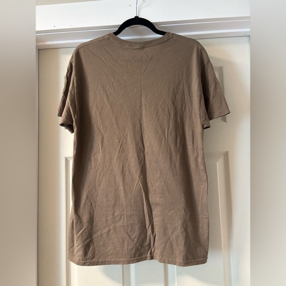 Civil Regime Tan/Brown Graphic T-Shirt - Size Medium - Picture 2 of 5